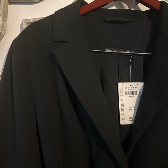 Abercrombie & Fitch Crepe Blazer Dress Size Large Tall - Picture 4 of 7